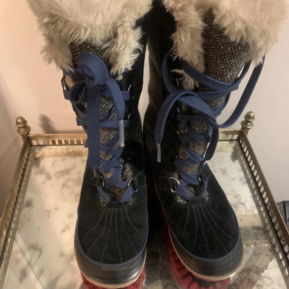 Sorel Womens Tivoli II High Herringbone Winter Snow‎ Boots LL5180-010 Size 7.5